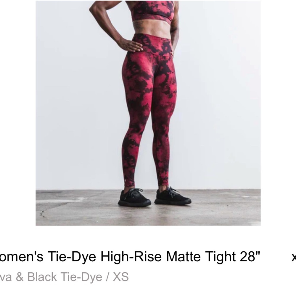 Women’s NOBULL Tie-Dye high rise matte tight 28”